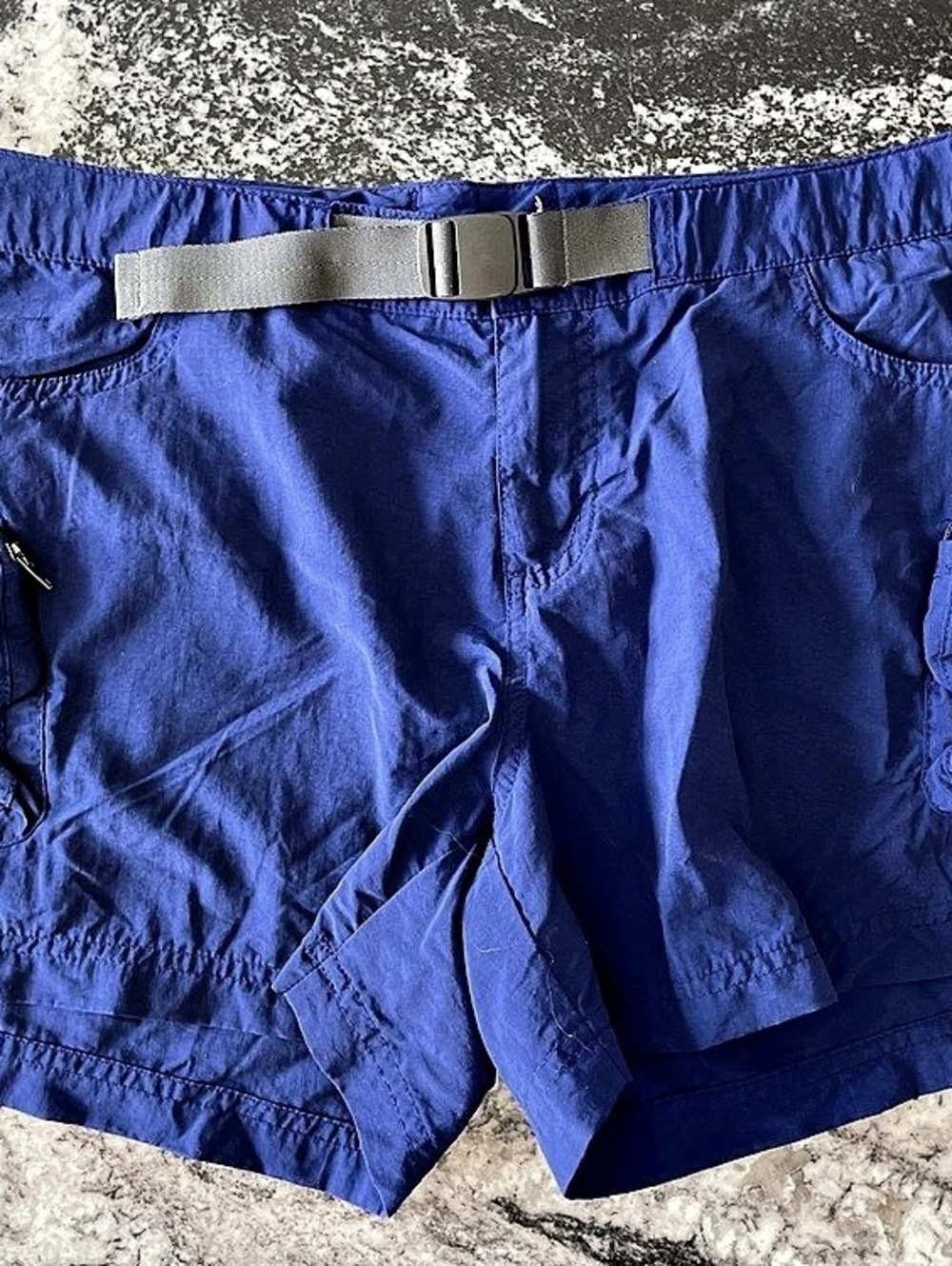 Columbia Nylon Belted Cargo Hiking Shorts Women’s Size Large